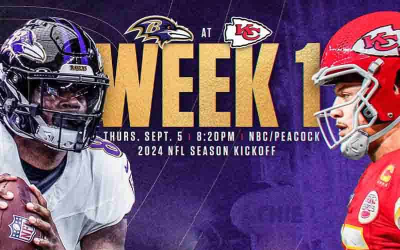 Week 1 NFL promo Ravens Chiefs