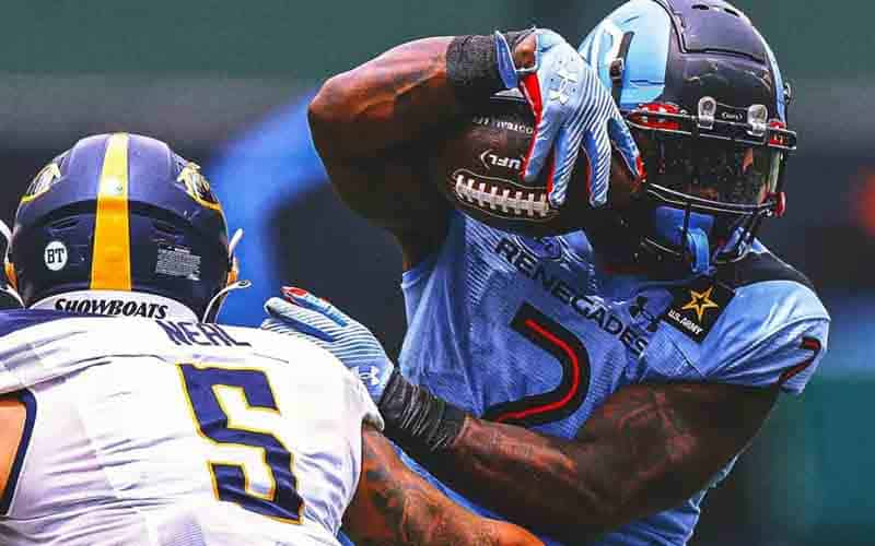 UFL Renegades break tackle