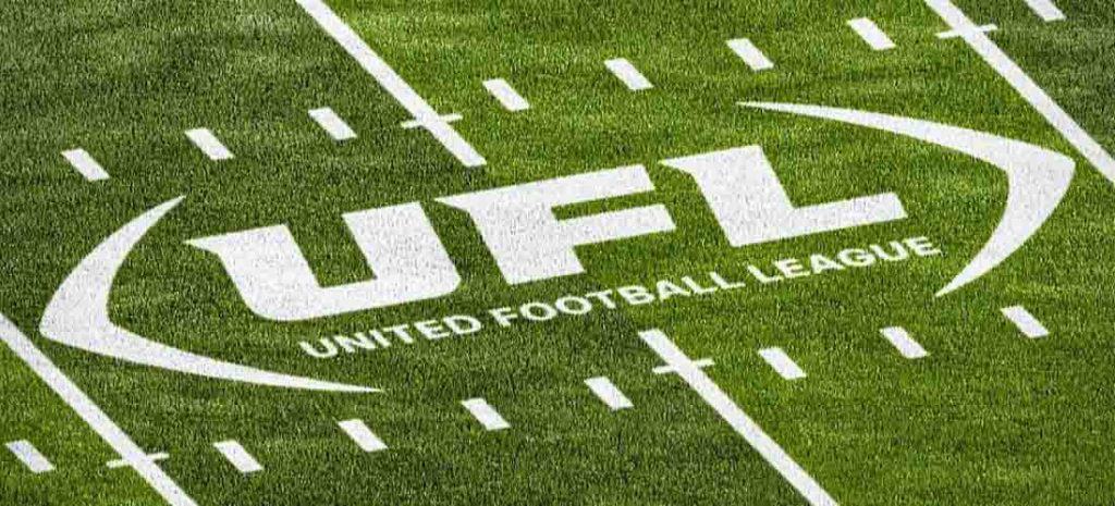 UFL logo on field