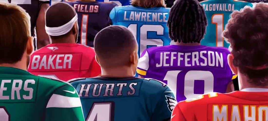 NFL players looking fro glory