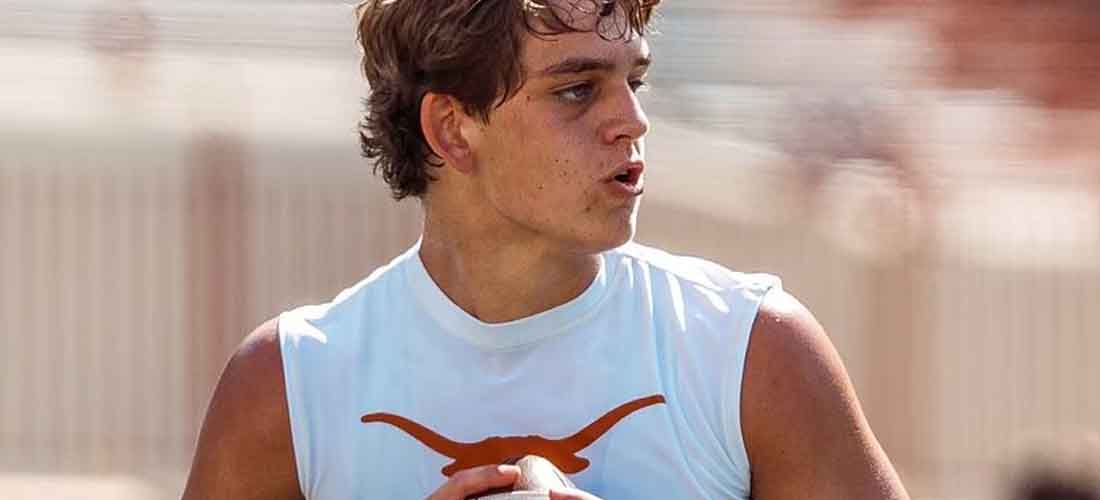 Arch Manning preseason workout